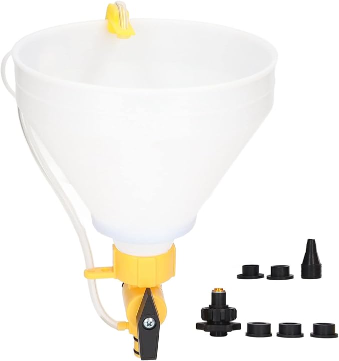 CHICIRIS Car Radiator Coolant Filling Funnel Kit, ABS Coolant Funnel