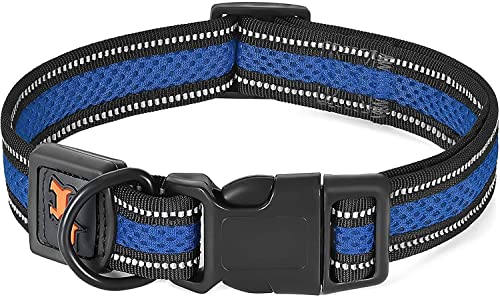 Quick Release Collar For Dogs 15 CBBPET Dog Collar,Soft Breathable Nylon Pet Collar,Adjustable Classic Dog Collar ...