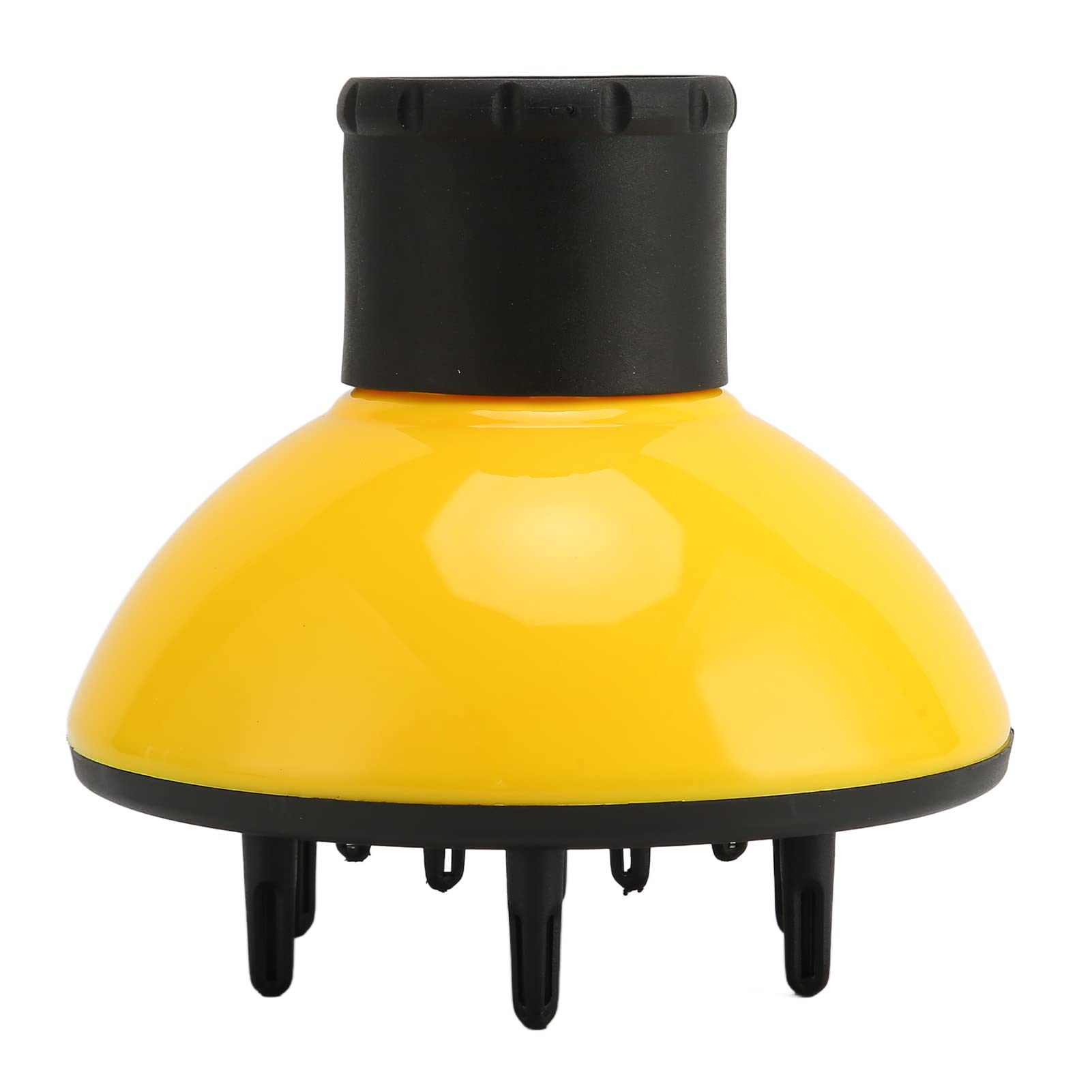 Diffusore Universale Attacco per Asciugacapelli Distribuzione Uniforme Attacco Diffusore per Risparmio di Tempo per Asciugacapelli Diametro Ugello 5,5 Cm (giallo)