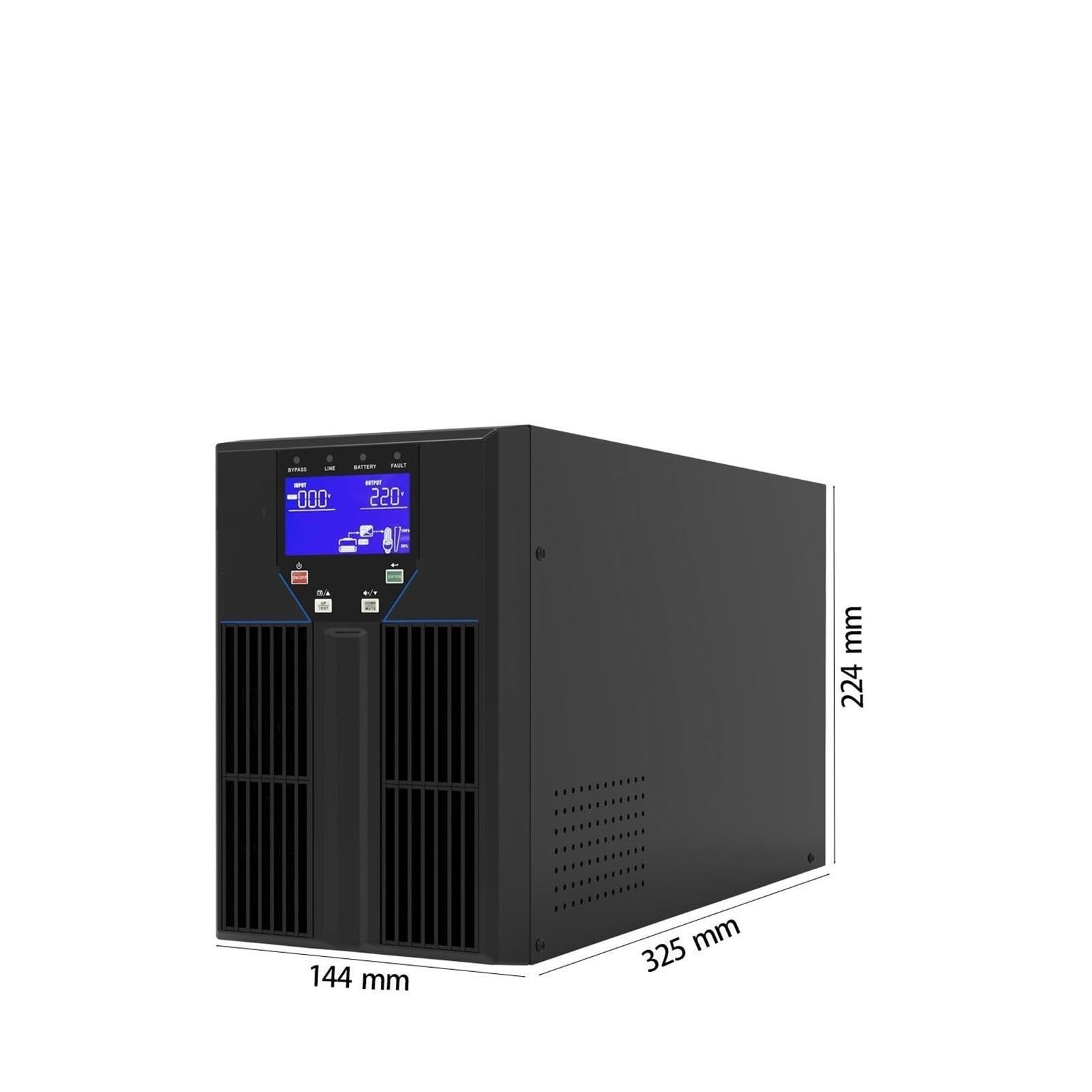 UPS 2KVA 1800W En Línea Sin Batería 72VDC 220V