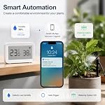Smart WiFi Hygrometer Thermometer: Wireless Temperature Humidity Sensor with Clear LCD Display, Calibratable, App Alert & Data Storage Export, Digital Remote Monitor for Bedroom, Greenhouse (1-Pack) - Image 4