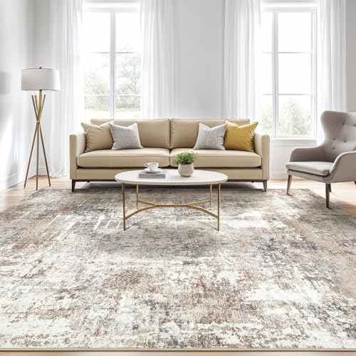 image for LOONGRUG 8x10 Area Rugs Living Room: Washable Large Abstract Modern So