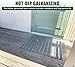 Natotela 16in Galvanized Steel Driveway Drain Grate-B125 Anti Slip Metal Catch Basin Grate for 16