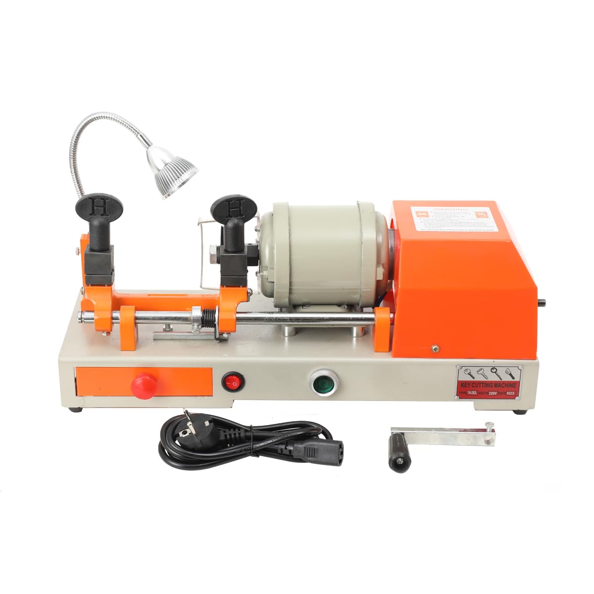 Horizontale Schlüsselmaschine Schlüsselkopiermaschine mit LED Schlüsselkopierer Key Cutter Horizontale Schlüssel Kopiermaschine Schlosser Werkzeug 220V 120W
