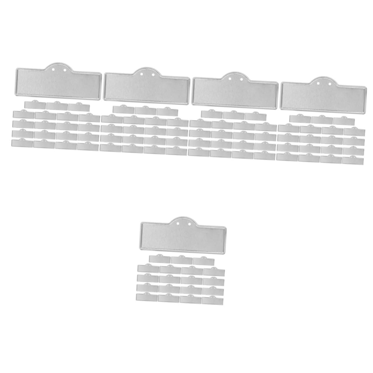 YARNOW 5 Set Etichette Per Piante Da Giardinaggio Pali Dell'etichetta Della Pianta Etichetta Di Identificazione Della Pianta Marcatori Di Piante Da Giardino Alluminio 20 Pezzi * 5