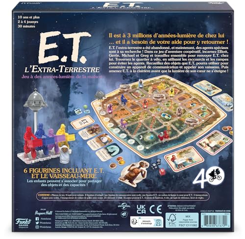 Jeu de stratégie Funko E.T. Years from Home Game - vue 5