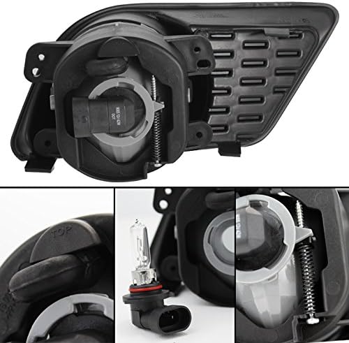 AKKON - For Dodge Charger Driving Smoked Fog Lights Driver and Passenger Lamps with Switch/Bulbs