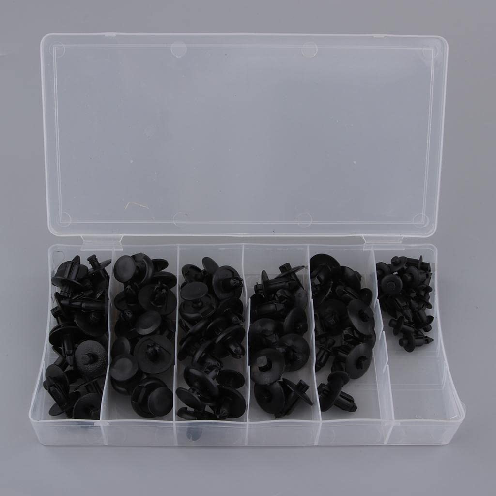 JAZZY PEARLS Motorcycle/Bike Plastic Rivet Push Pin Kit - 80 Piece Includes M6/ M7/ M8-image-42
