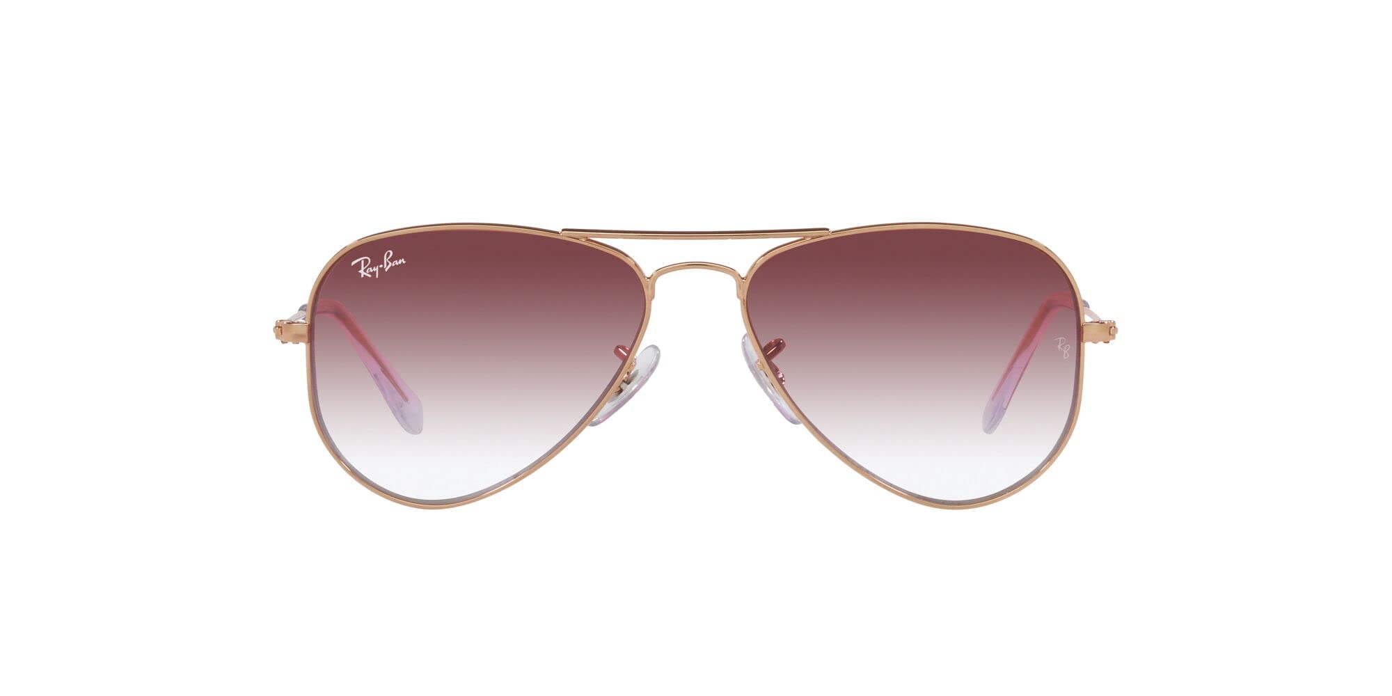 Ray-Ban 0RJ9506S Gafas de Sol, Rose Gold/Violet Shaded, 52 Unisex