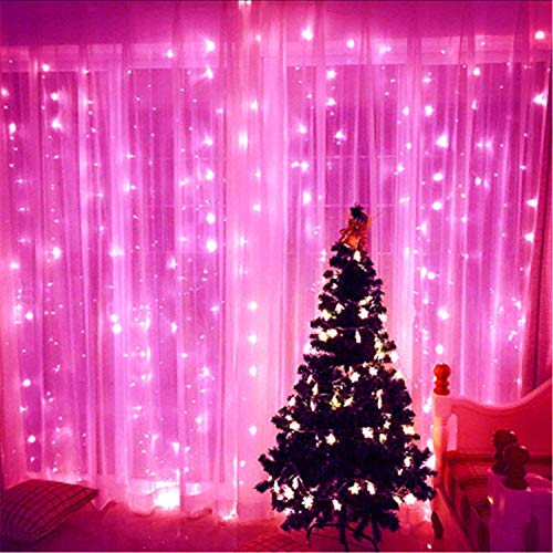 Image of MANSAA M6 USB LED String Light | 10 Meter 100 LEDs | Pink Color | USB Operated | Home Decor LED Light