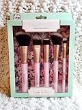 Nicole Miller Flawless Face Brush Set, Pink