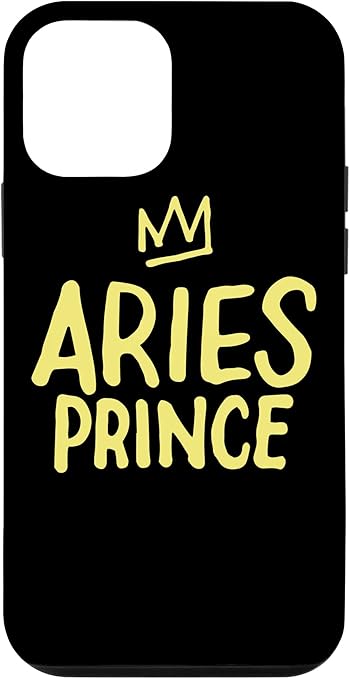 iPhone 12 mini Zodiac Sign Funny Aries Prince March April Birthday Boy Gift Case