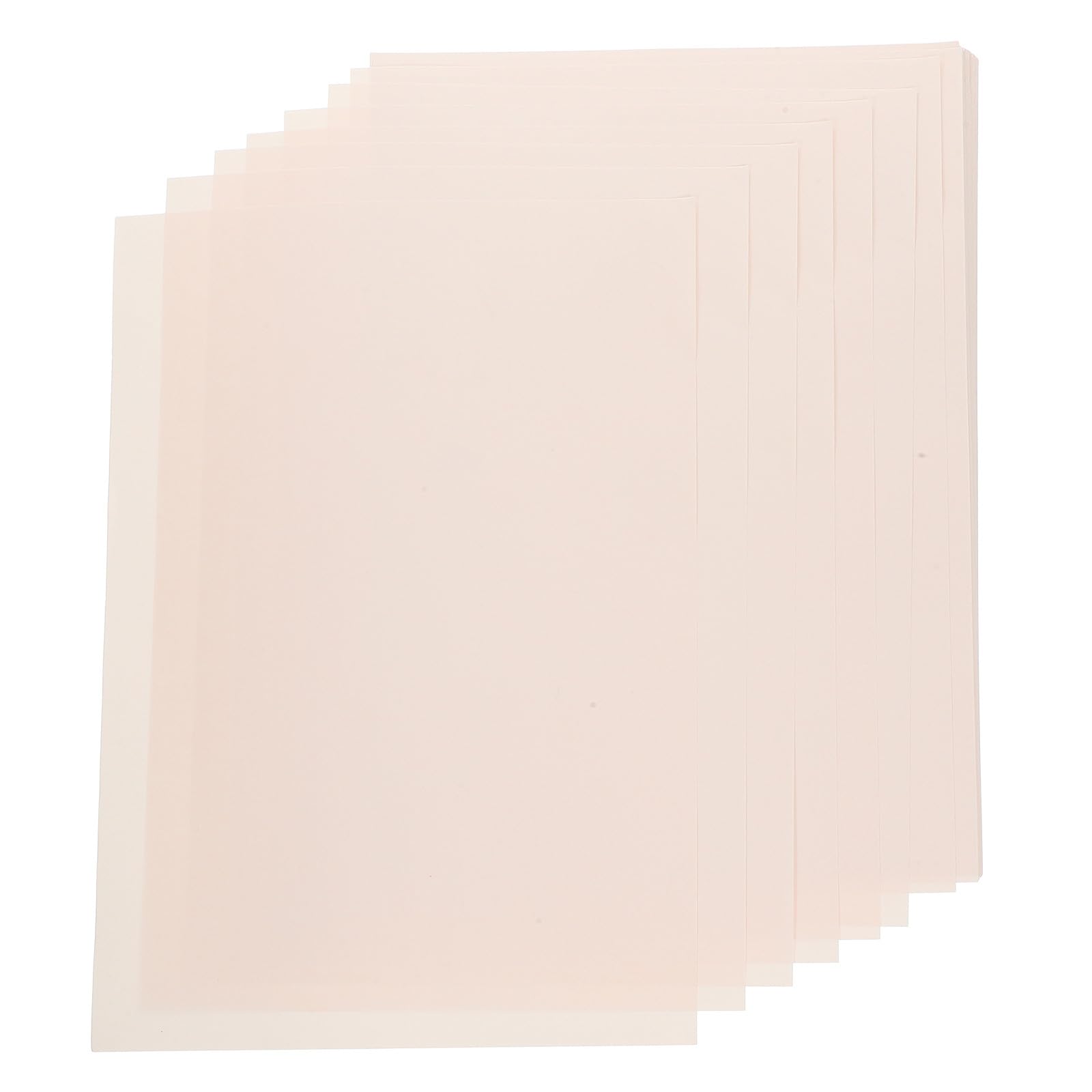 CLISPEED Lot de 100 Feuilles de Papier Transfert à Repasser A4 Compatibles Sublimation pour T-shirts et Toile, Papier Rose pour Usage DIY Facile et Précis