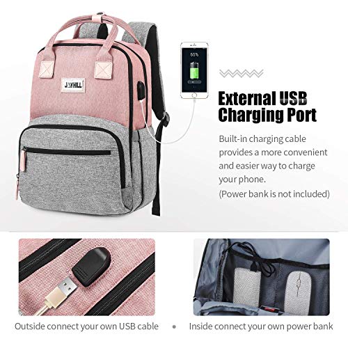 JOYHILL Travel Laptop Backpack, College Rucksack Multipurpose Business