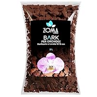 ZOMAGARDEN - Premium Orchideen-Bark - Natürliche Rinde für Orchideen - Gewaschen, Sterilisiert, 100% Ökologisch - 2/6 L