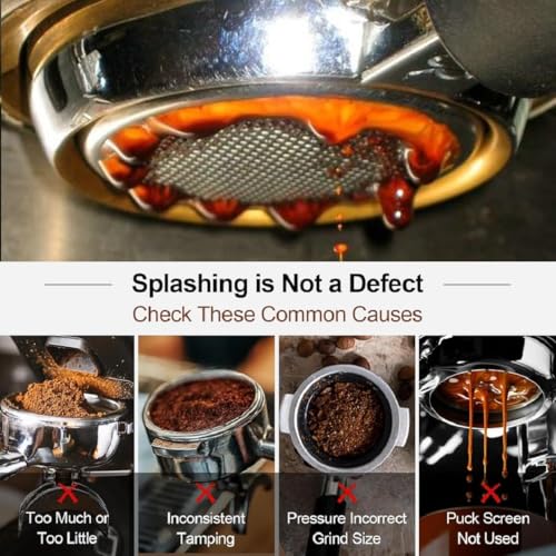 Image of CAPFEI 51mm Bottomless Portafilter Compatible with Gevi Espresso Machine, 51mm portafilter 3 ears with Prongs Thickness 4mm