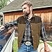 Legendary Whitetails Men's Western Work Vest Waxed Cotton Insulated with Two Hand Warmer Pockets, Nutmeg, X-Large