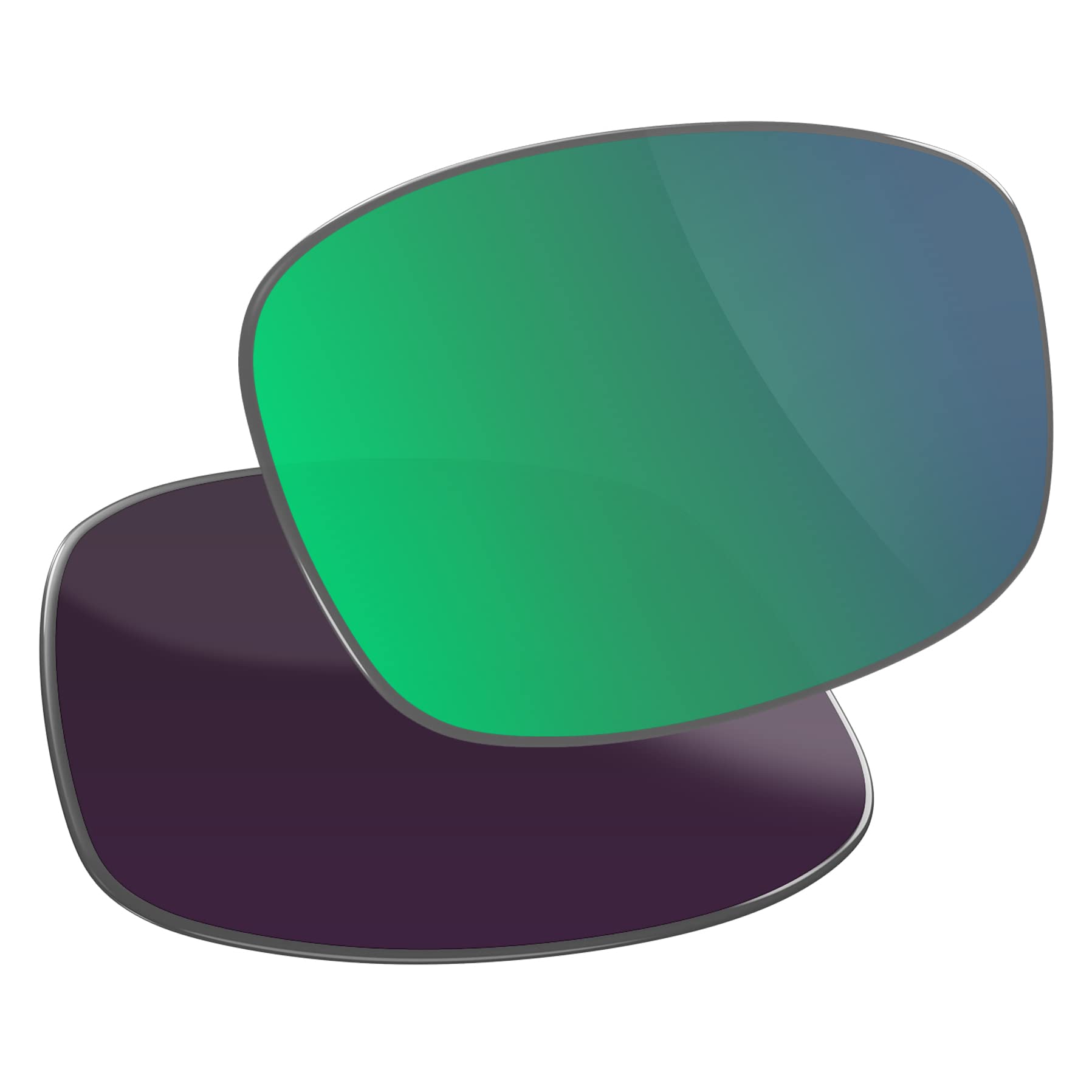 Vaep Lentes de repuesto polarizadas para gafas de sol Costa Del Mar Caballito, Verde Irlandés,