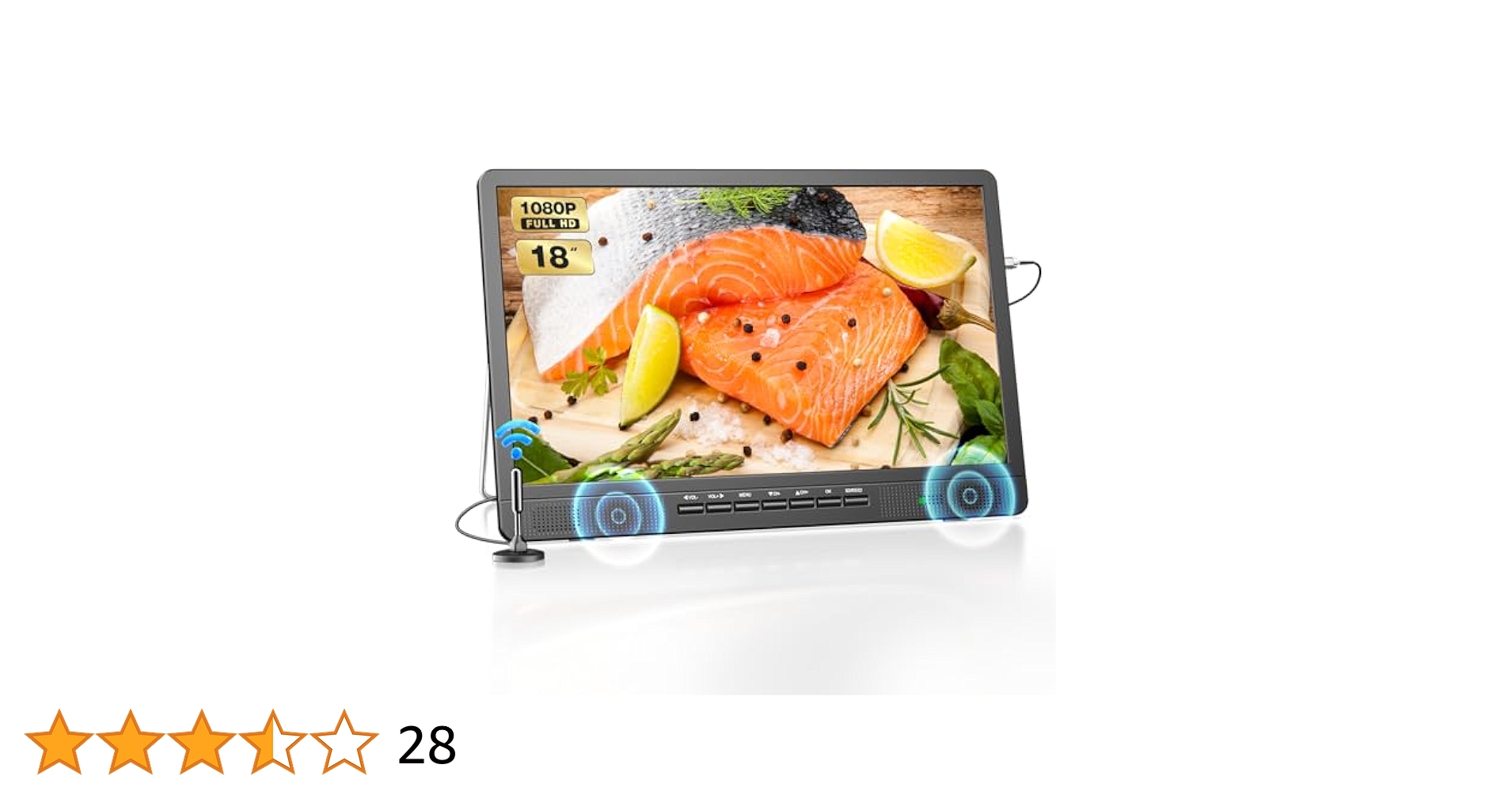 Amazon.com: NORTHING 18 Inch Full HD 1080P Portable TV, DC