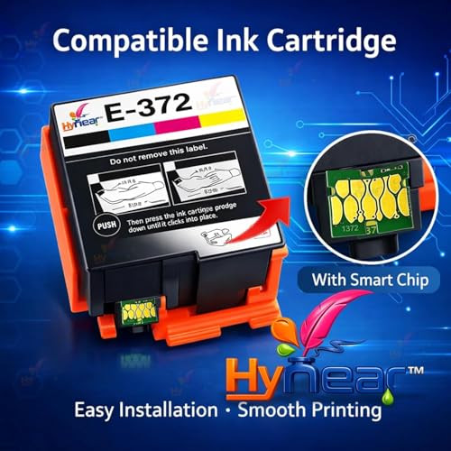 Image of Compatible Ink Cartridge E-372 for Epson PM-520 and T-372, Photo Printing with Chip Installed