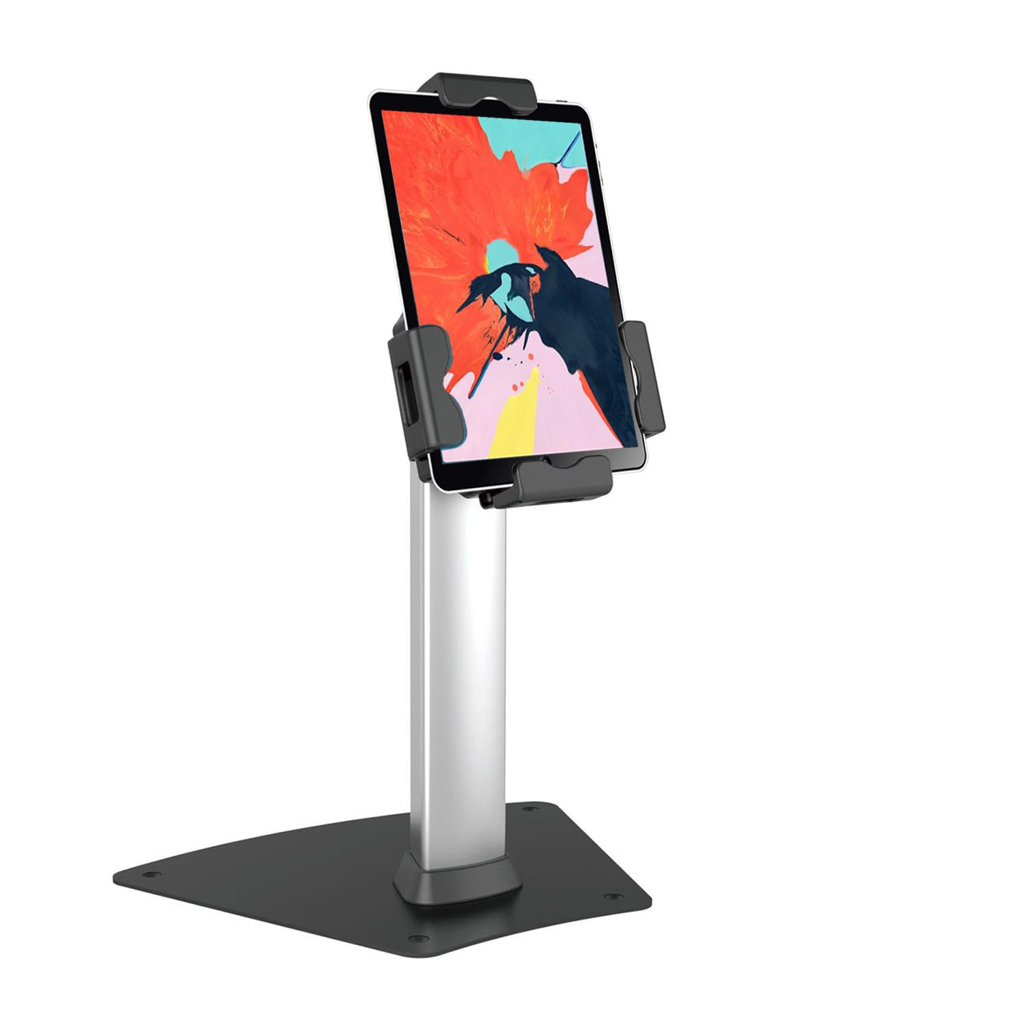 KIMEX 091-2303 Supporto da tavolo Universale e Antifurto per Tablet 7.9"-10.5", Altezza 33cm