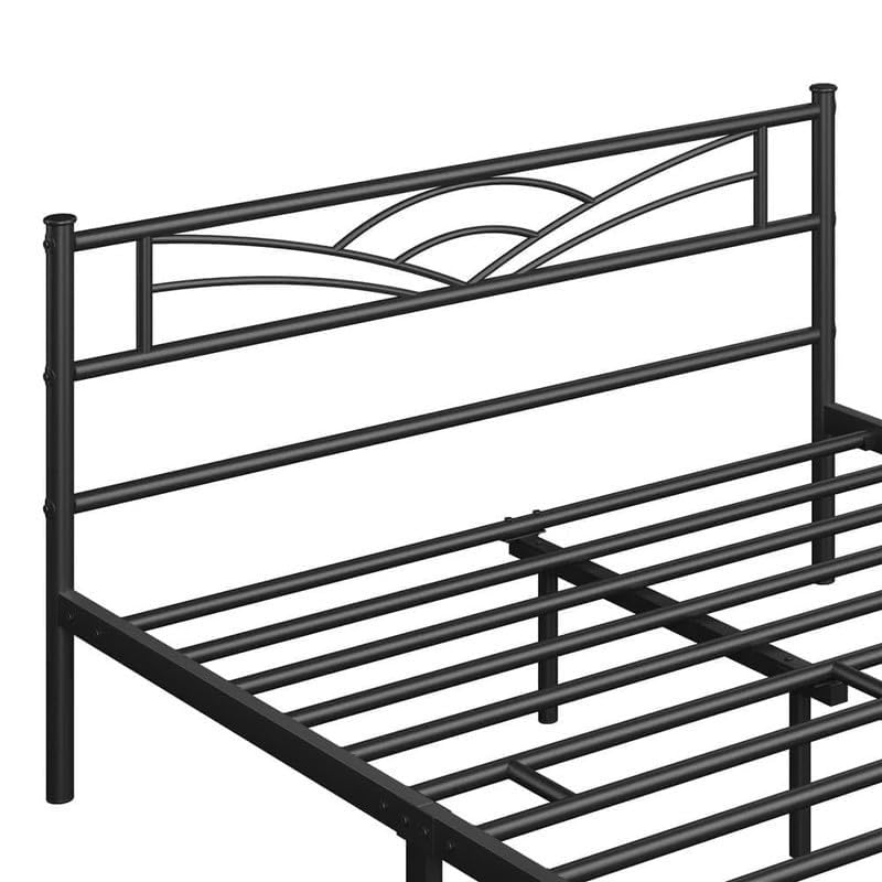 Image of Noah Extra Single Size Bed Frame Without Mattress (Aiden) - Durable and Sturdy Design, Ideal for Bedrooms, Guest Rooms, Small Spaces - Easy Assembly, Modern Style