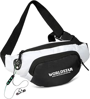 WORLD STAR Waist Bag for Men & Women | Fanny Pack for Men | Trendy Mobile Waist Pouch Pocket Bag for Girls and Boys | Wate...