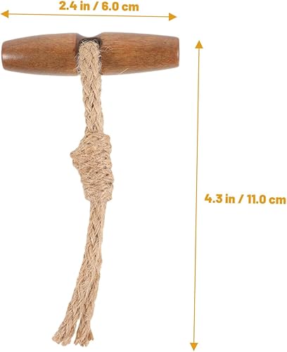 Miniatura 2 de EXCEART 10 pares de ropa retro decoración ropa botón coser botones ropa retro botones de ropa cierre de abrigo hebilla de madera decorar botones de