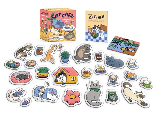 Cat Cafe Magnet Set: Meow! (RP Minis)