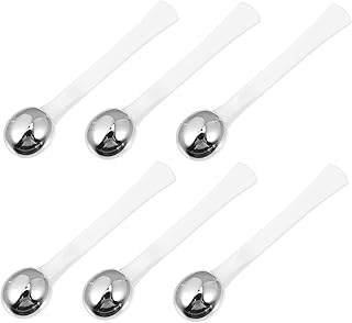 FOYTOKI 6 Peças Bastão De Creme Para Os Olhos De Metal Ferramenta Aplicador De Creme Para Os Olhos Bastão De Massagem Creme Para Os Olhos Ferramenta Facial Rolo De Cuidados Com A