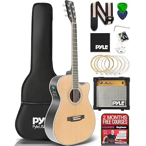 Pyle Acoustic Electric Guitar and Amp Kit Cover