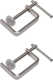 Heavy Duty G Clamp,2 Inch Stainless Steel Tiger Clamp,2-Pack for Woodworking and Hardware