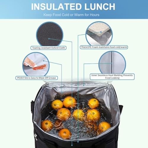 Iknoe 24 Can Insulated Cooler Tote