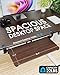 Large Keyboard Tray Under Desk, Pull Out Keyboard & Mouse Tray with Adjustable C-clamp, 25.6(31.5 Including Clamps) x 11.8 Inch Slide Out Computer Keyboard Drawer Mouse Tray for Typing, Walnut