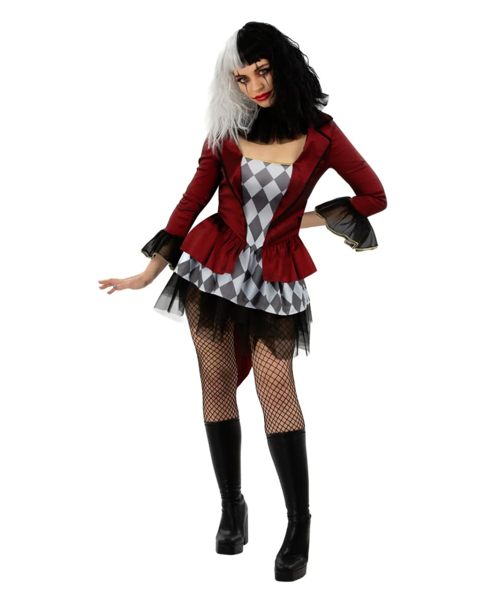 Horror-Shop Costume da Arlecchino Malvagio per Donna M