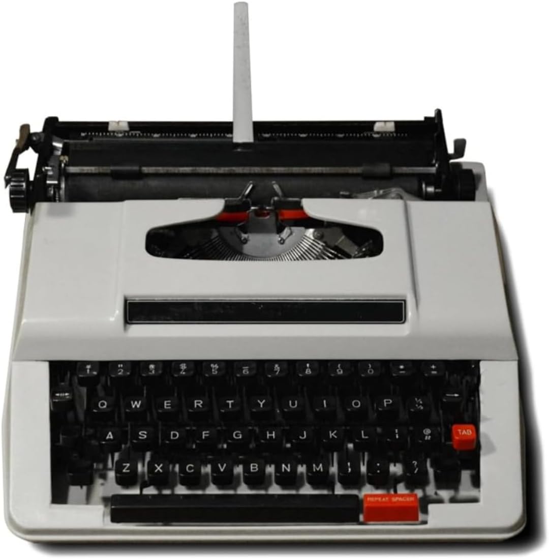 Macchina da Scrivere Vintage, Tastiera Meccanica, Arredamento per Ufficio, elaboratore di Testi da Collezione, Scrittura su Busta, Appunti, romanzo