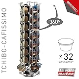 Tavolaswiss MAESTRO Kapselspender für 32 TCHIBO Cafissimo/K-Fee/Expressi ALDI Kapseln, 360° drehbar