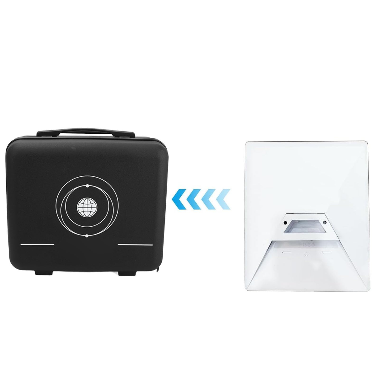 Custodia da Viaggio per Starlink Mini, Kit Satellitare Impermeabile Antiurto Custodia Rigida da Trasporto, Cavi, Staffe, Adattatori, Alimentatori, Borsa da Trasporto Satellitare