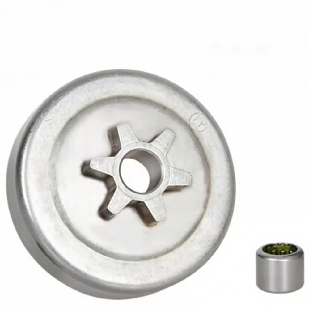 Piñón recto GS35 con rodamiento apto for tambor de embrague de motosierra Ef Co Em Ol GS350 MT3500S