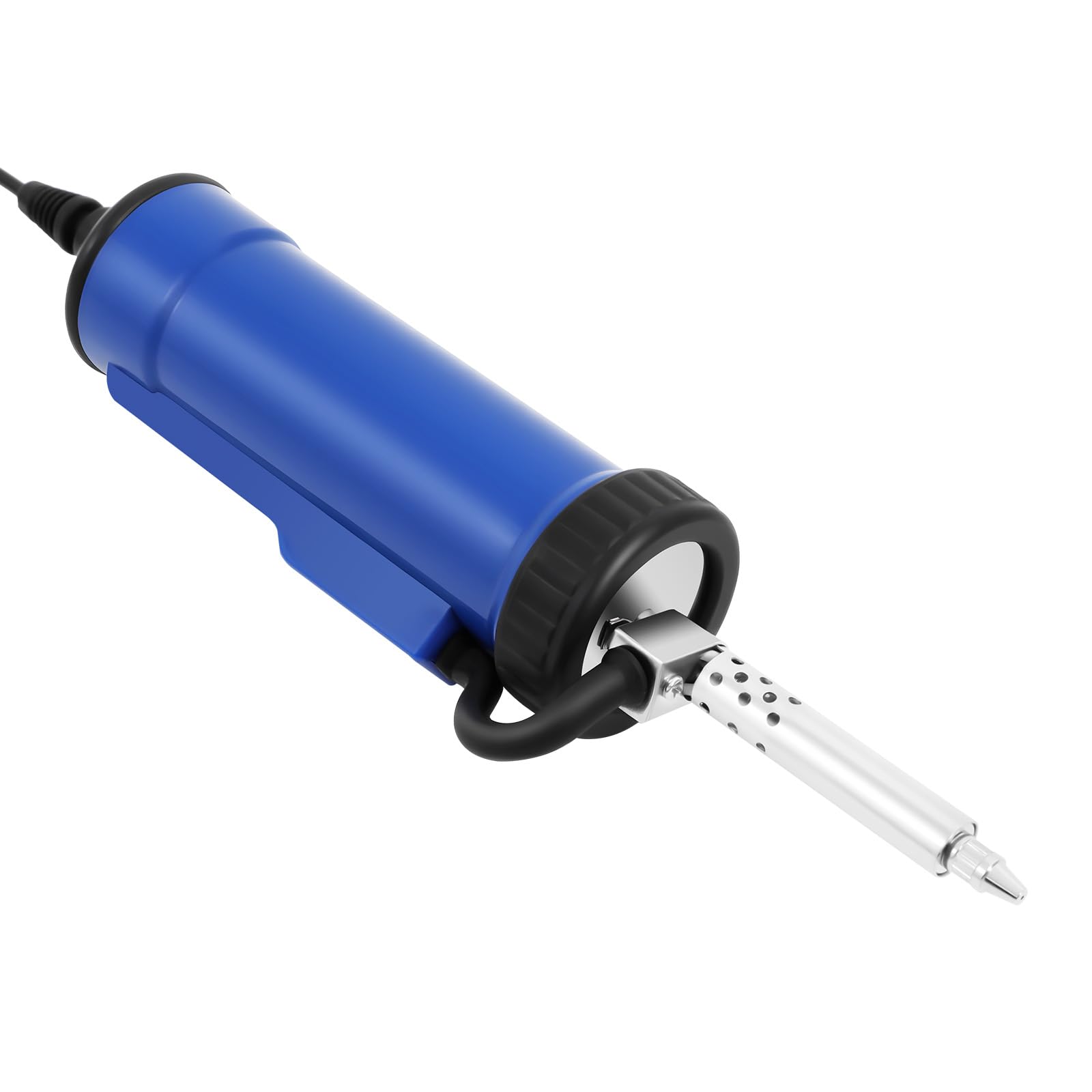 Aspirador de soldadura eléctrico portátil 2 en 1, calefacción y aspiración de estaño, 4 boquillas, calefacción de 30 W y 350 W, protección contra sobrecalentamiento, ABS de acero inoxidable, para