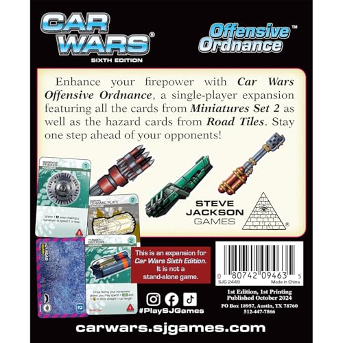 Steve Jackson Games Car Wars Offensive Ordnance miniatura 2