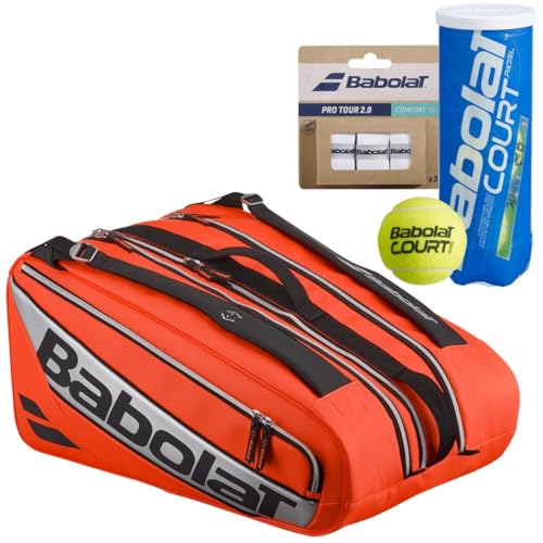 Babolat RH Pro Juan Lebron Padel Bag (Orange/Black) – Optional Accessories