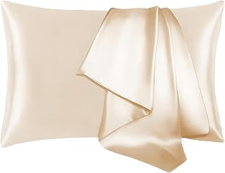 Mulberry Silk Pillowcase - Smooth Beauty Sleep Cover, Hair Skin-Friendly | Premium Sleep Accessories for Women, Girls, Mom, Wife, Gentle on Hair, Perfect Gift for Birthday, Mother's Day