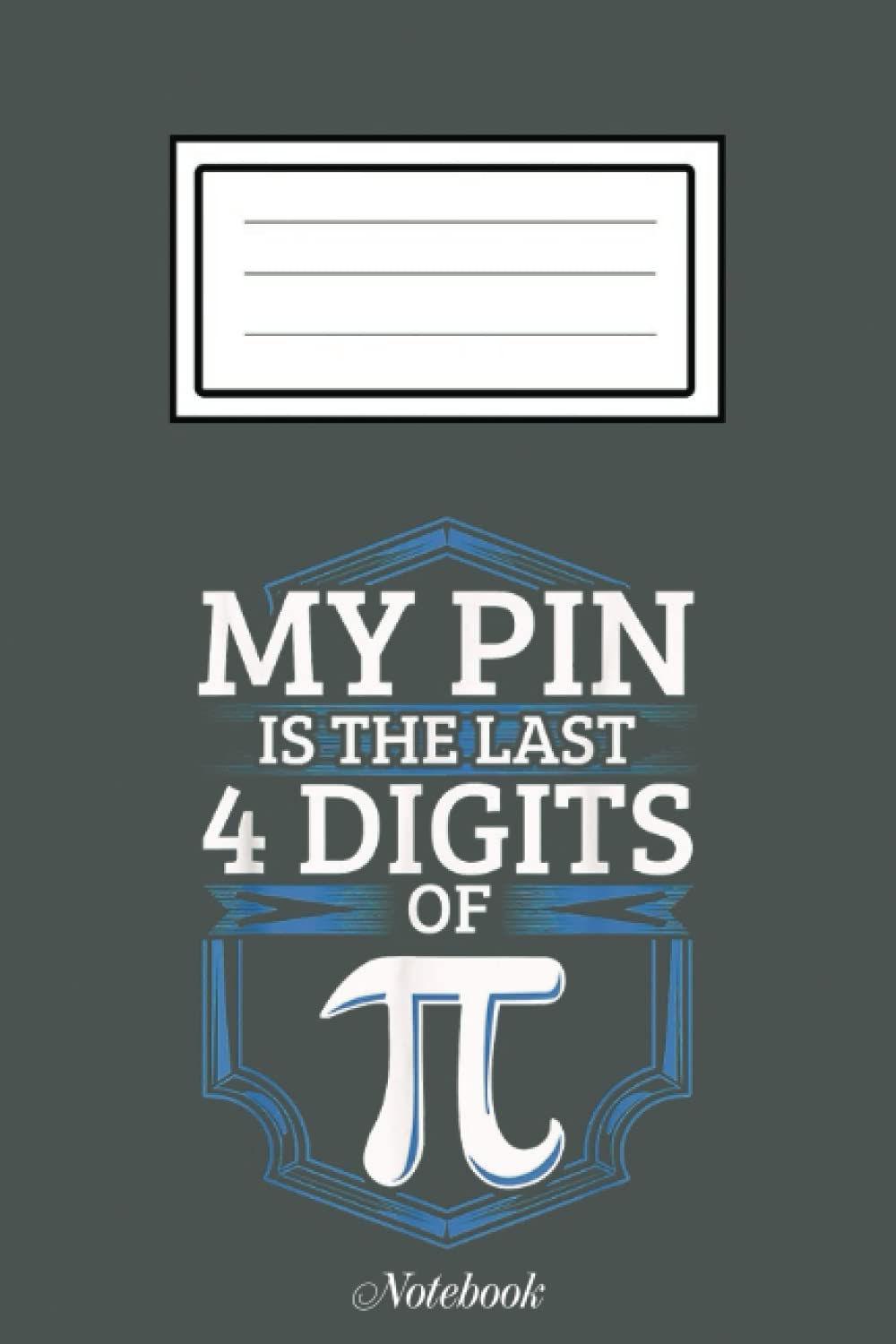 Pi Day s My Pin Is The Last 4 Digits of Pi Notebook: Happy Pi Day Notebook: Blank Lined PI Day Notebook Gift for Math Lover And Math Teacher Pi Day Journal for Taking notes Journaling Organizing Writing and Brainstorming,6x9x110 pages