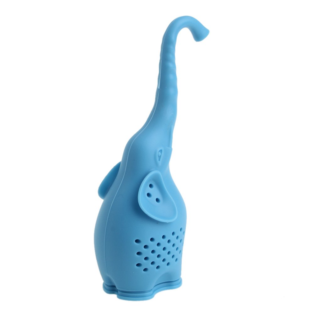 Jazuaiao Silicone Animal Elephant Mug Cup Loose Shape Spiece Filter Tea Infuser Tea Filter