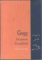 Gregg Dictation Simplified B0007DXW00 Book Cover