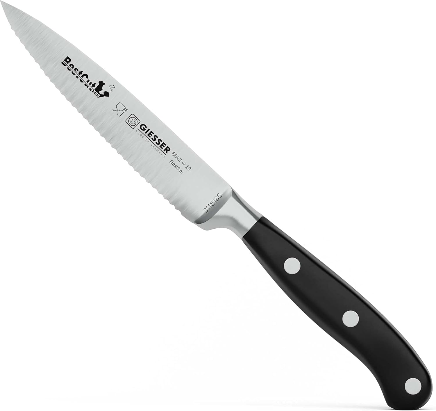 GIESSER 8640 w 10 Paring knife, wavy edge Best Cut X55