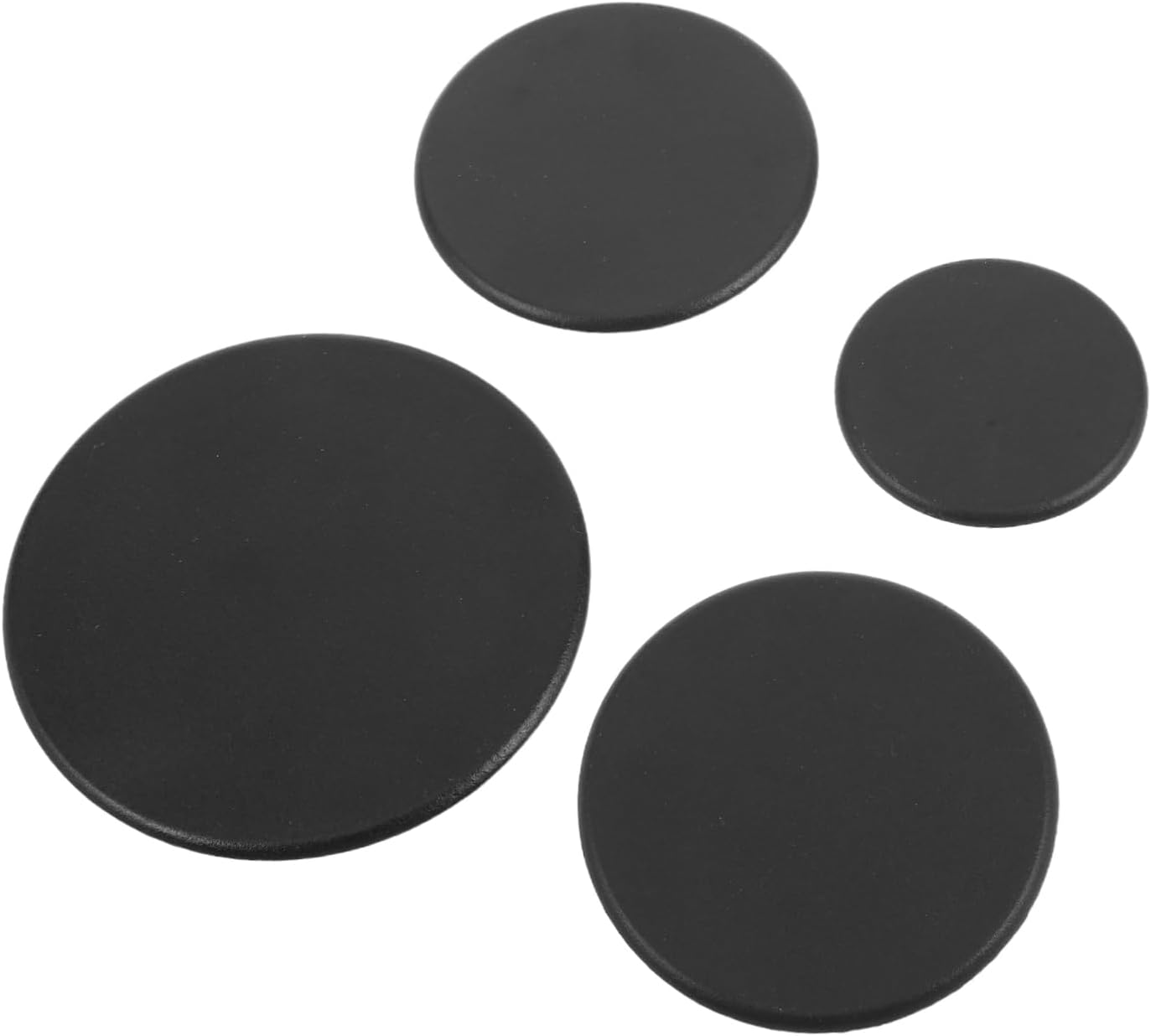 4Pcs Oven Burner Caps Easy to Install Gas Burner Flame Covers for Enhanced Safety and Cooking Efficiency Compatible with Sabaf Stoves Effortless and