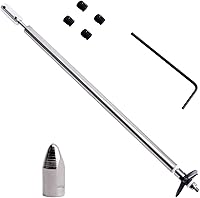 Vista 7 de Jutagoss Hélice del eje de transmisión para RC Boat L 11.811 in Eje,Manga L250mm,Hélice D36mm para eje de motor de 0.157 in