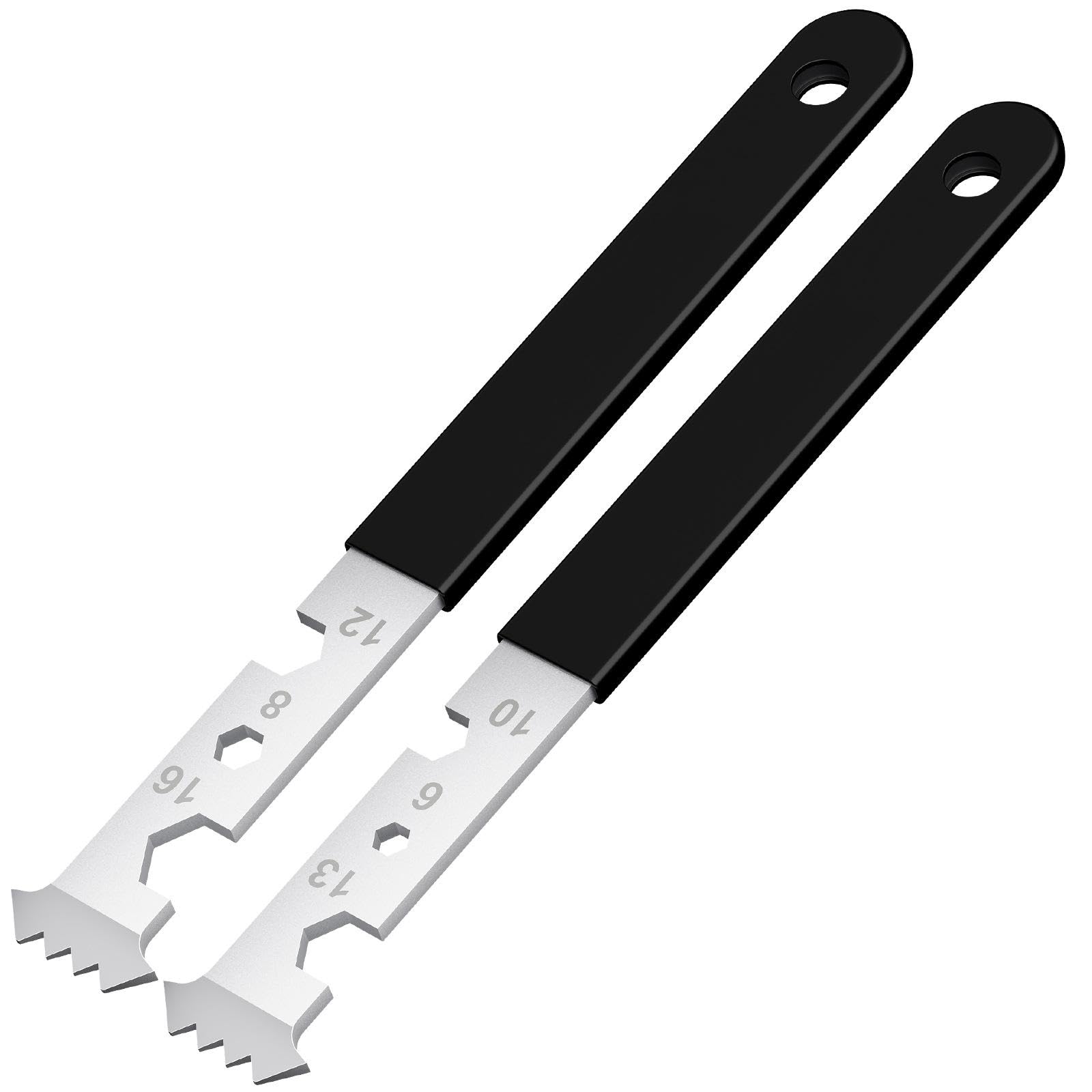 2 Pieces Paving Tool Serrated Paver Removal Tool Heavy Duty Paver Lifter for Landscapers, Contractors, Landscaping, Patio Repair-image-49